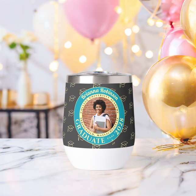Tasse de cadeau de remise de diplôme moderne photo (Enterrement de vie de garçon (pivoté))
