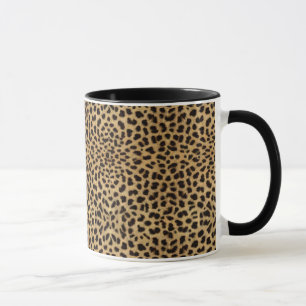 Tasse de cadeau d'impression de guépard