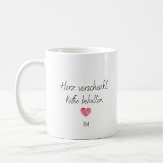Tasse de cadeau personnalisable pour la Saint-Vale