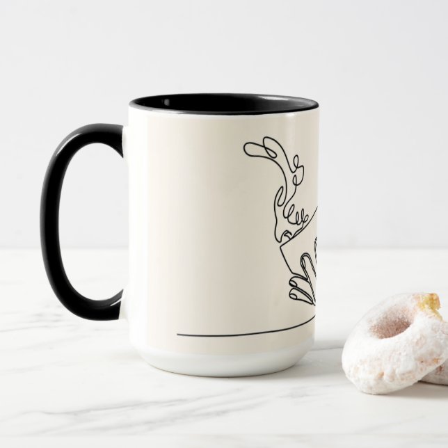 tasse de café (Avec donut)