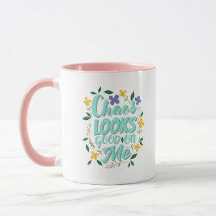 Tasse de café à citation esthétique