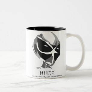 Tasse de café à deux tons de Nikto