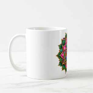 Tasse de café à l'œil de floraison d'améthyste