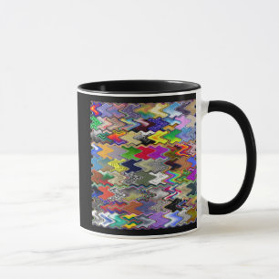 Tasse de café abstraite de couleur