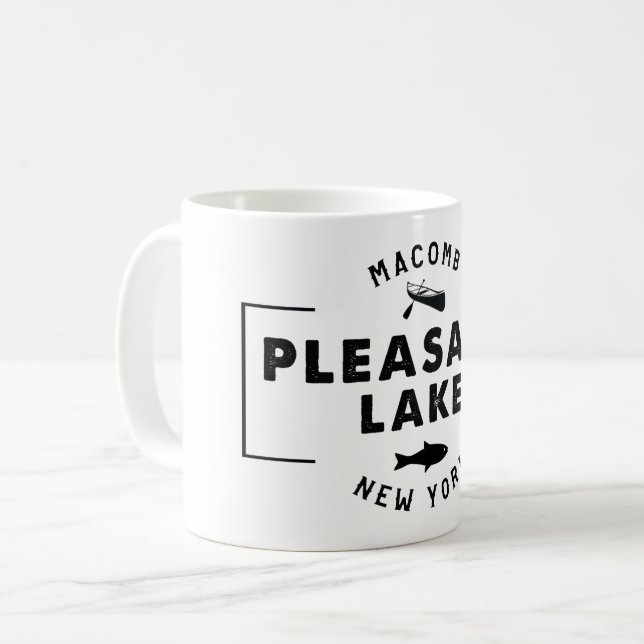 Tasse de café agréable de lac (Devant gauche)