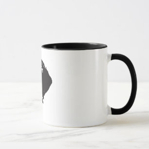 Tasse de café allemande d'indicateur aux cheveux