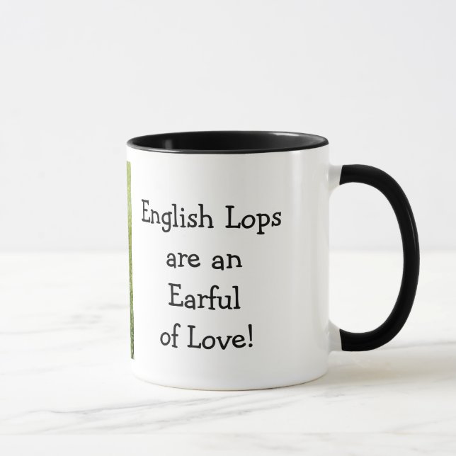 Tasse de café anglaise de lapin de Lop (Droite)
