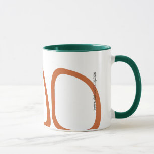 Tasse de café atomique de style des années 50
