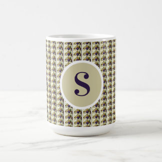 Tasse de café au lait personnalisée avec monogramm