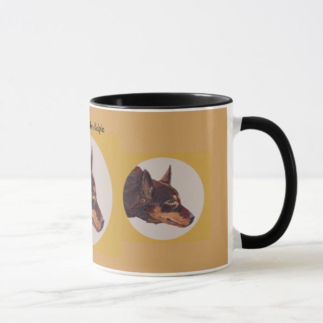 Tasse de café australienne de sonnerie de Kelpie (Droite)