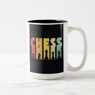 tasse de café aux échecs