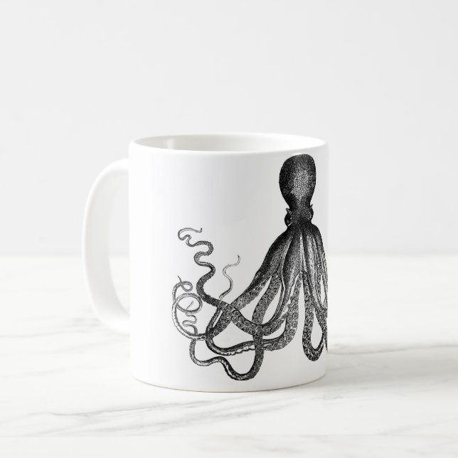 Tasse de café aux longues jambes de poulpe (Devant gauche)