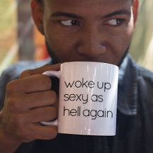 Tasse de café avec citation drôle « Je me suis rév