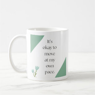 Tasse de café avec citation inspirante