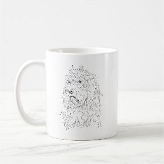 Tasse de café avec dessin de chien Cockapoo