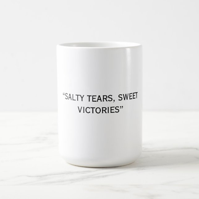Tasse de café avec texte personnalisé (Centre)