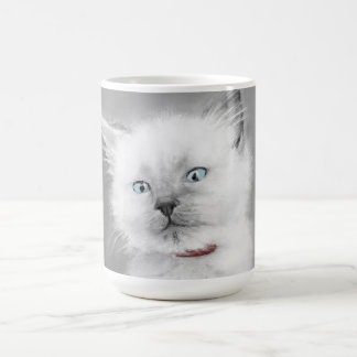 Tasse de café avec un chaton