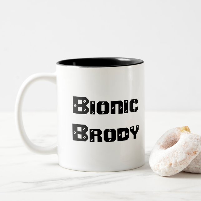 Tasse de café bionique de collection de Brody (Avec donut)