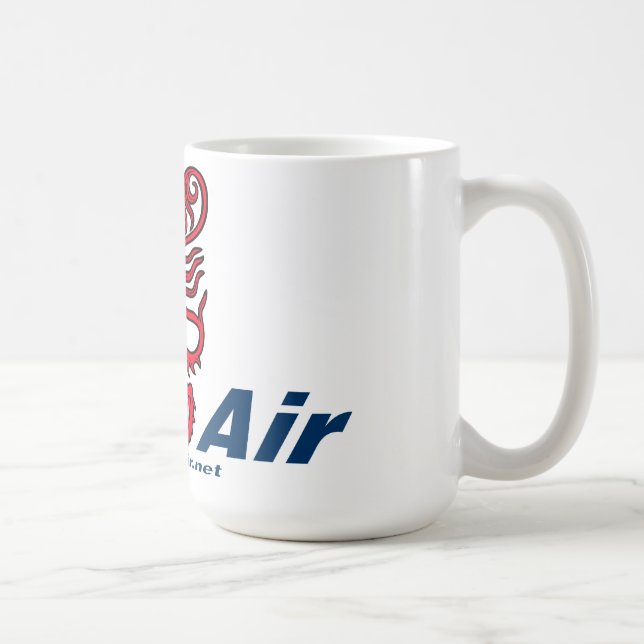 Tasse de café blanc classique (Droite)