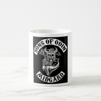 Tasse de café blanc classique de Viking