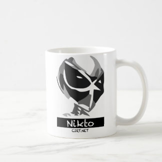 Tasse de café blanc de Nikto