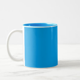 Tasse de café bleue de Frenchie