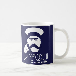 tasse de café bleue d'étudiant de 325ml Edimbour