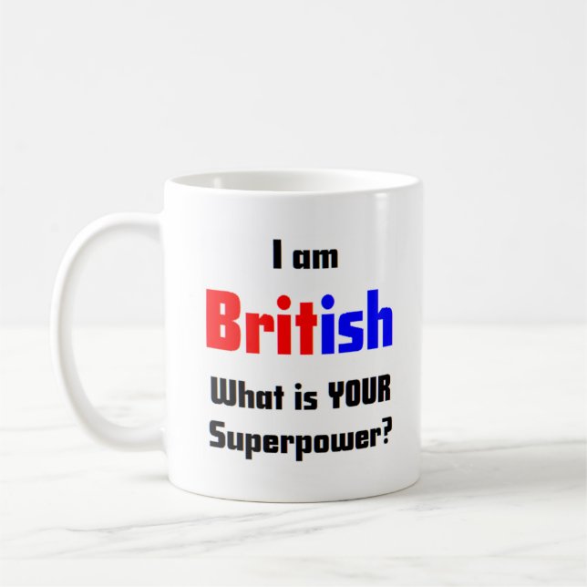tasse de café britannique (Gauche)