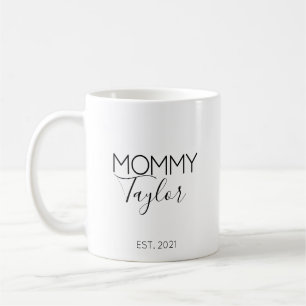 Tasse de café Cadeau d'annonce de grossesse Nom de