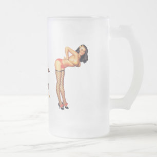 Tasse de café cadeau pour filles Pin-Up