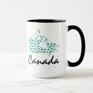 Tasse de café canadienne du Canada d'érable
