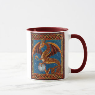 Tasse de café céleste de dragon