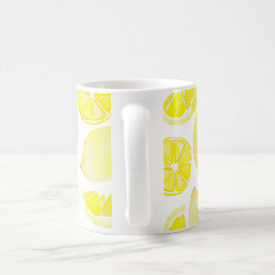 Tasse de café citrique de conception de motif
