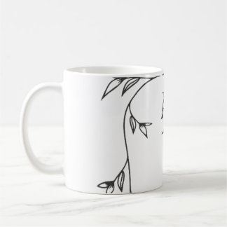 Tasse de café classique à monogramme de mariage