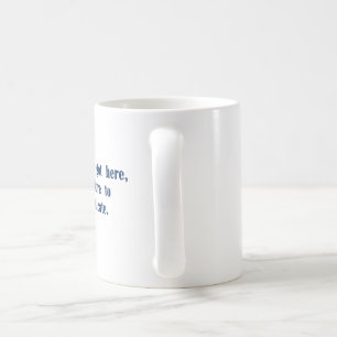 Tasse de café classique de citation de film - main