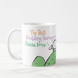 Tasse de café Conception de mouton pour un géomètr