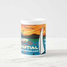 Tasse de café confidentielle d'île