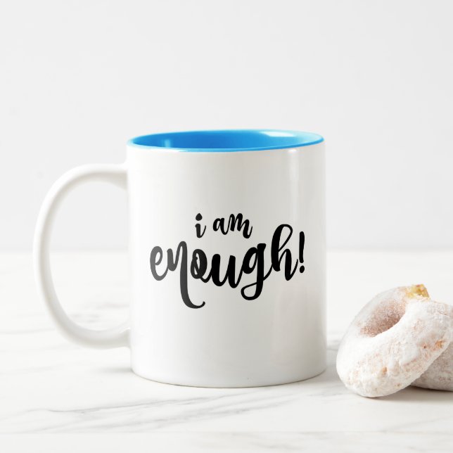 Tasse de café d'affirmation d'abondance (Avec donut)