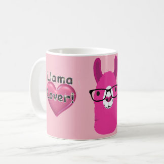 Tasse de café d'amant de lama