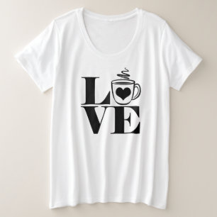Tasse de café d'amour Cœur Amoureux de café