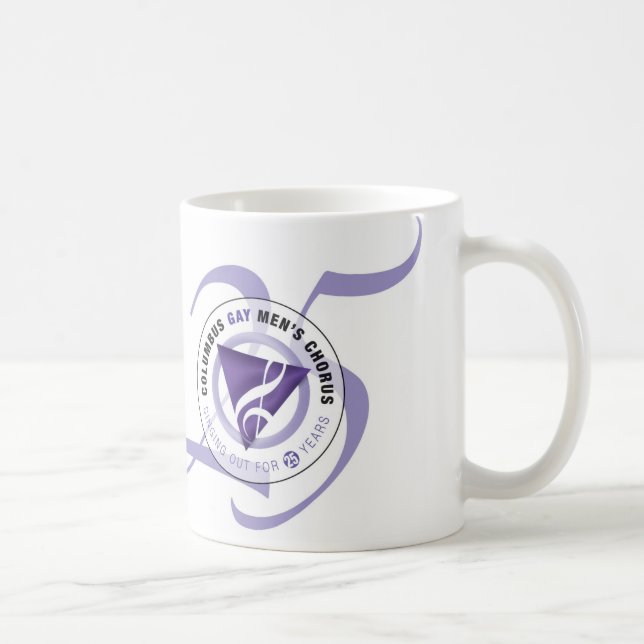 Tasse de café d'anniversaire de CGMC 25ème (Droite)