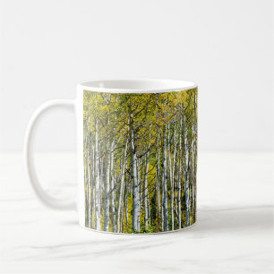Tasse de café d'arbres d'Aspen