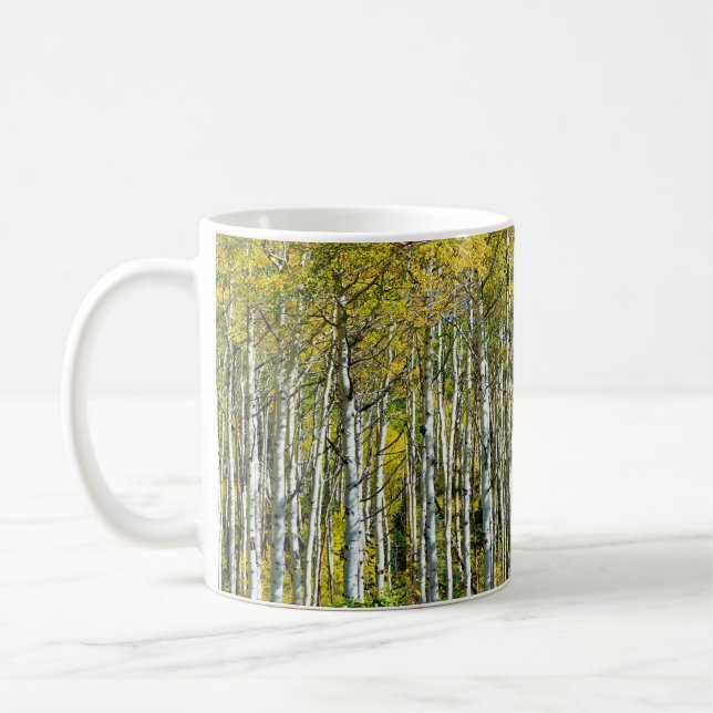 Tasse de café d'arbres d'Aspen (Gauche)