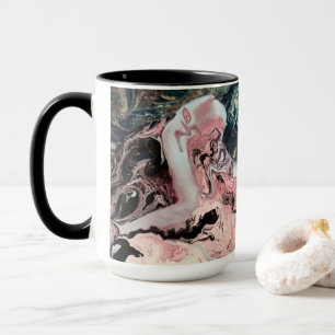 Tasse de café d'art abstrait