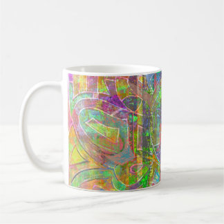 Tasse de café d'art abstrait "Hot Chinese Food"