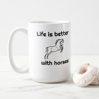 tasse de café de 15 onces - la vie est meilleure