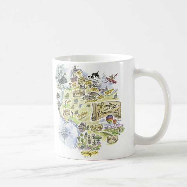 Tasse de café de baie de Monterey (Droite)