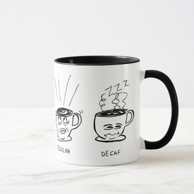 Tasse de café de bande dessinée de militaire de (Droite)
