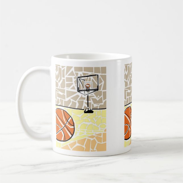 Tasse de café de basket-ball (Gauche)