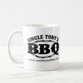 Tasse de café de BBQ d'oncle Tony (barbelé)